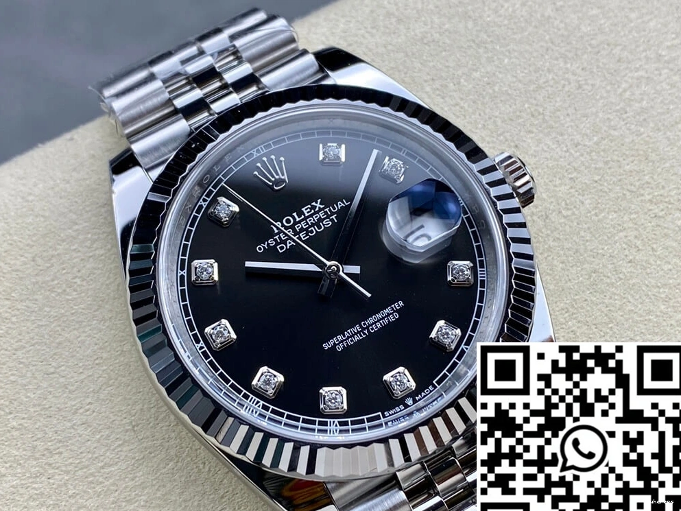 Black Dial Datejust Factory Clean M126334-0012 Rolex 0228